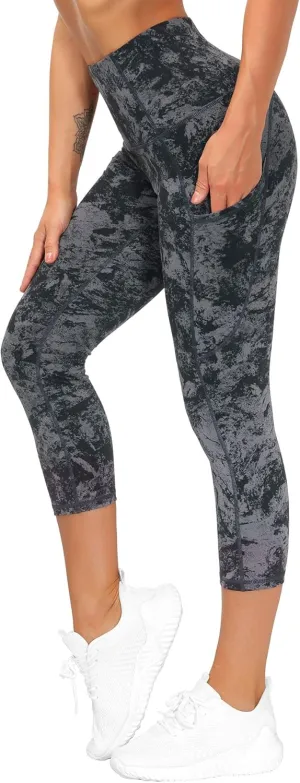 THE GYM PEOPLE Womens' Yoga Pants High Waist with Pocket Tummy Control