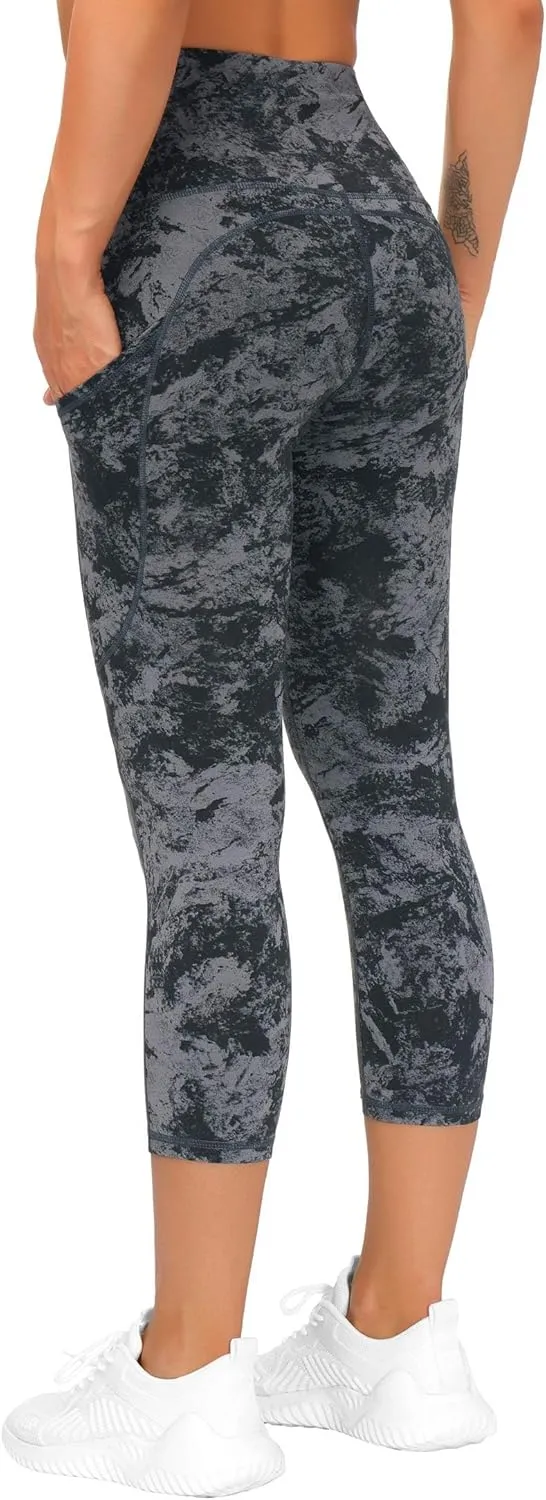 THE GYM PEOPLE Womens' Yoga Pants High Waist with Pocket Tummy Control