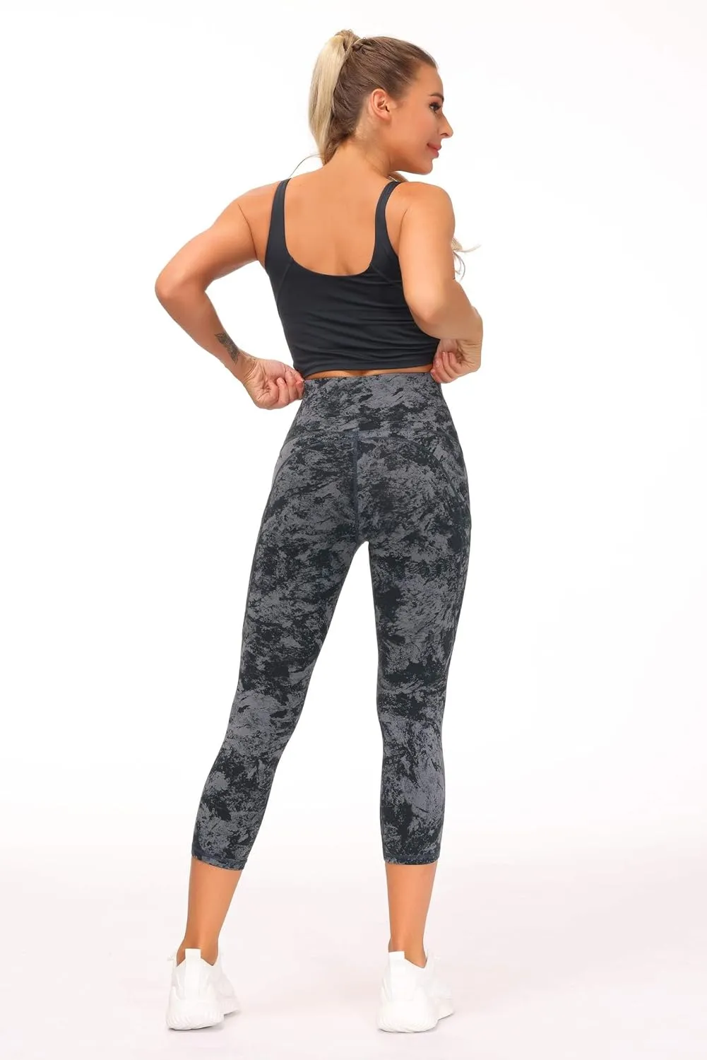 THE GYM PEOPLE Womens' Yoga Pants High Waist with Pocket Tummy Control
