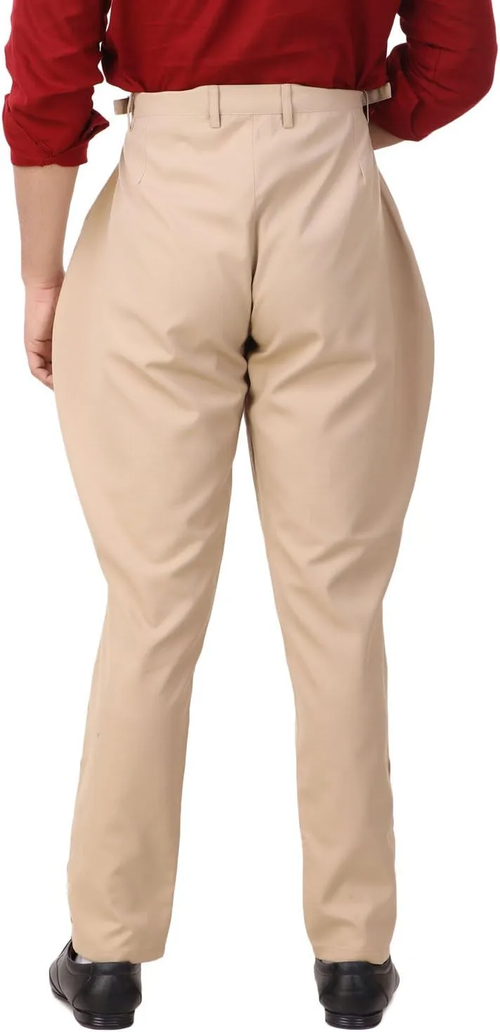 ThePirateDressing Steampunk Victorian Cosplay Costume Mens Archibald Jodhpur Pants Trousers C1326