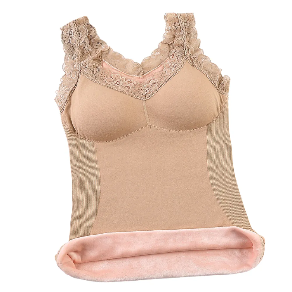Thermal Underwear Fleece Lined Tank Tops Camisoles