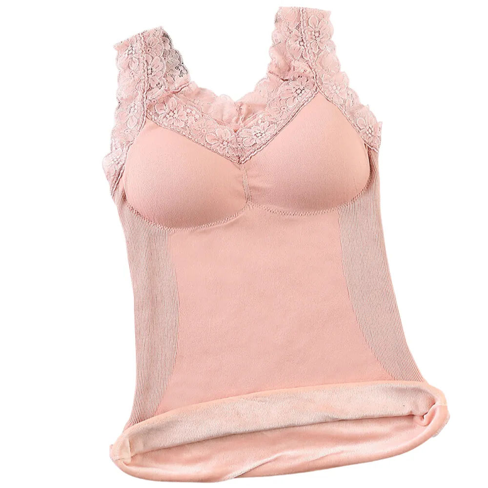 Thermal Underwear Fleece Lined Tank Tops Camisoles