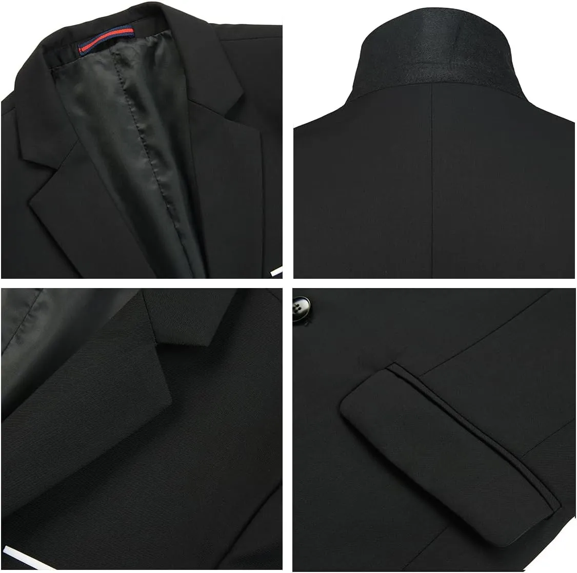 Tuxedo Men Suit Regular Fit 3 Piece Suit Blazer Jacket Waistcoat Pants Men Suit Set for Wedding Prom