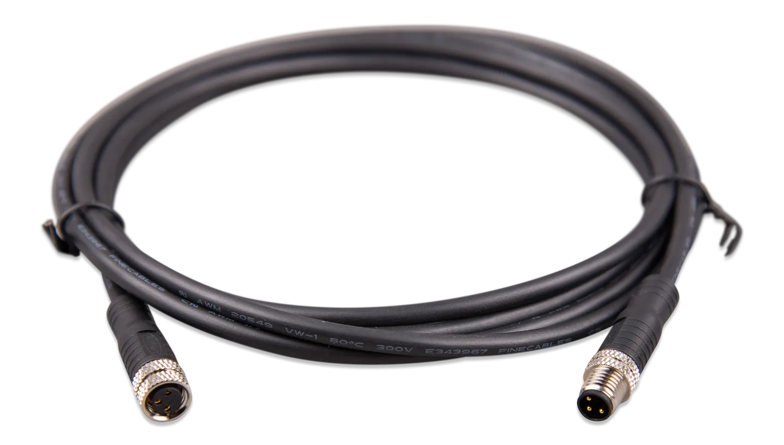 VICTRON M8 CIRCULAR CONNECTOR MALE/FEMALE 3 POLE CABLE (BAG OF 2)
