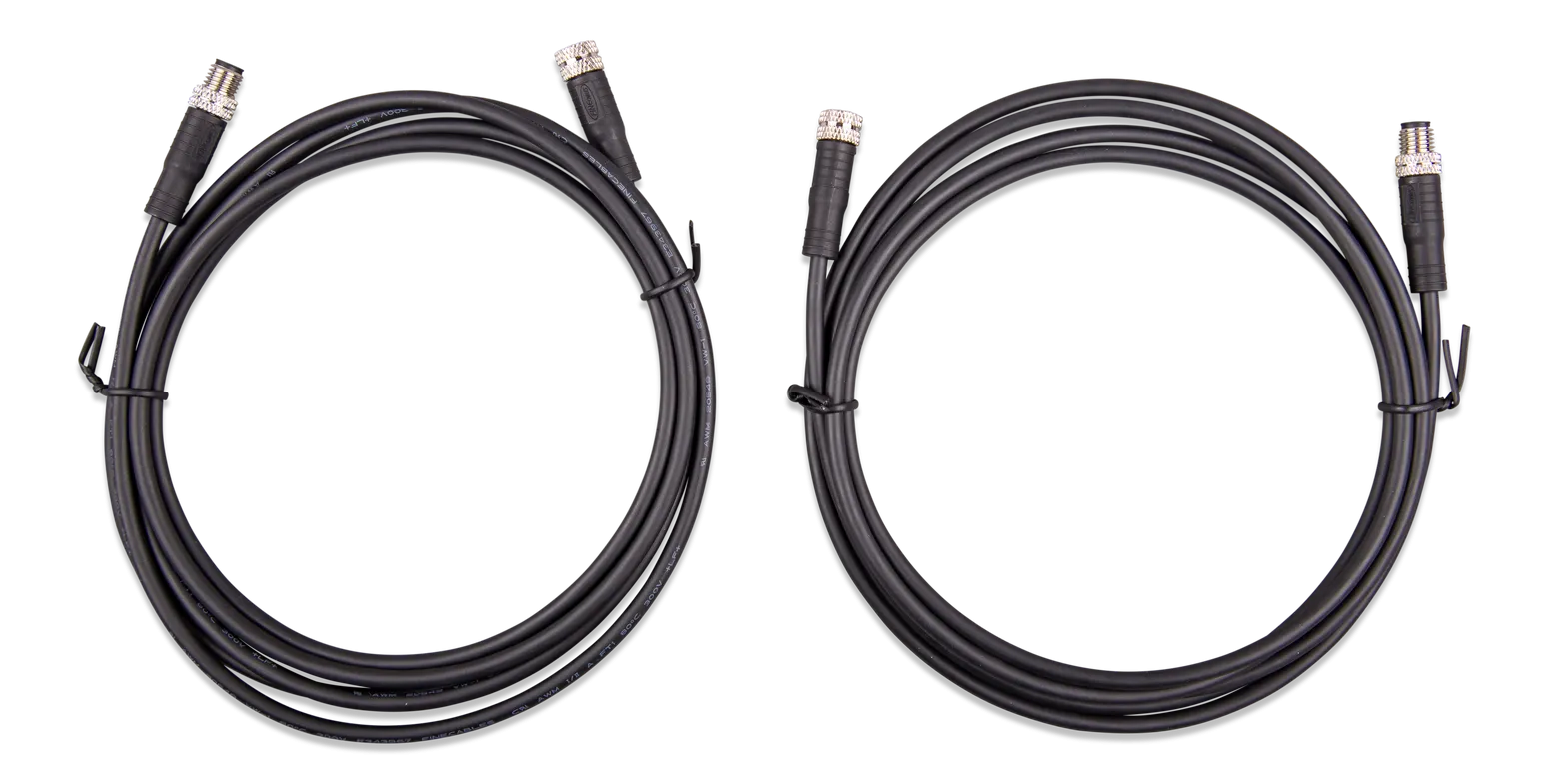 VICTRON M8 CIRCULAR CONNECTOR MALE/FEMALE 3 POLE CABLE (BAG OF 2)