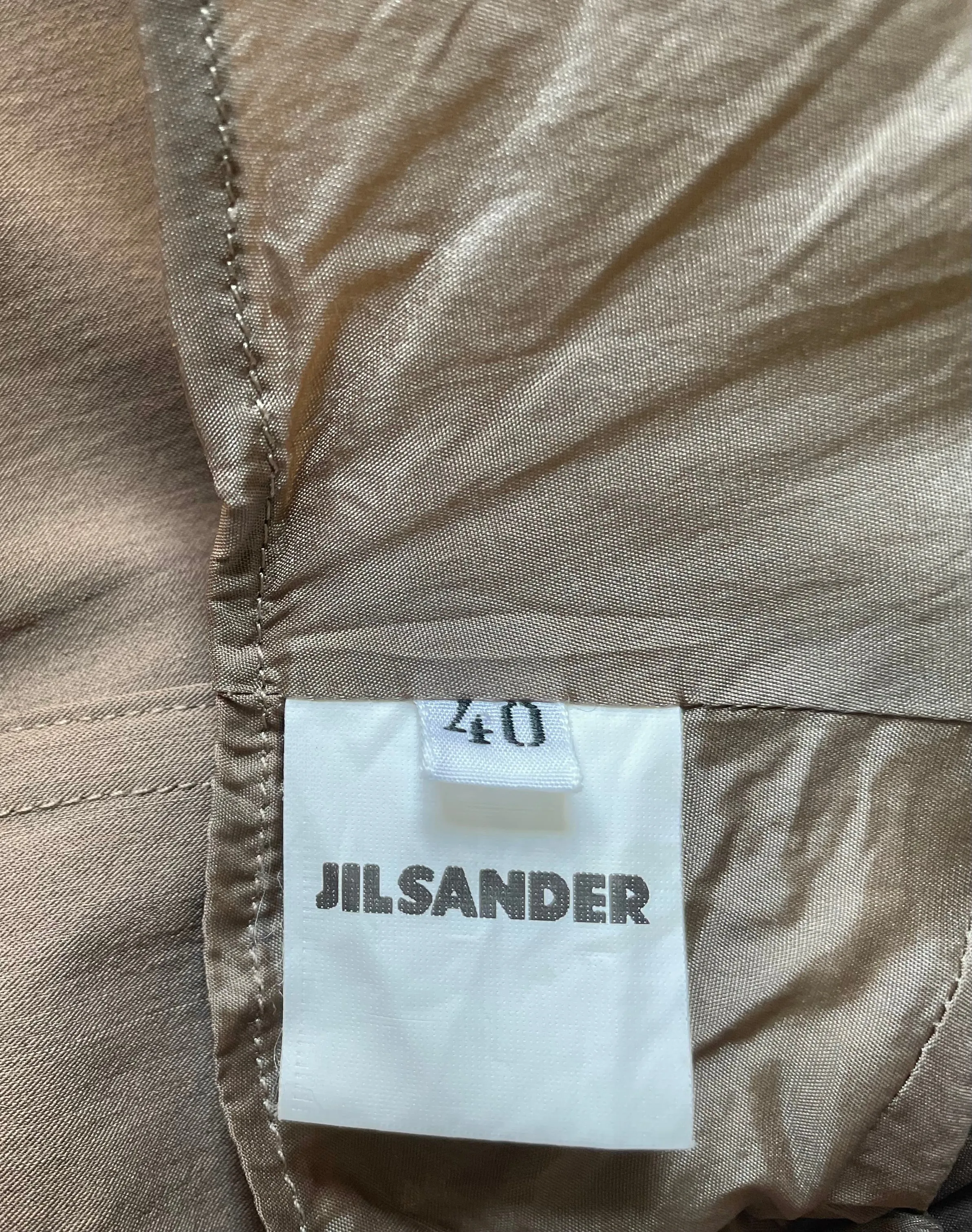 Vintage Designer Jil Sander Brown Blazer