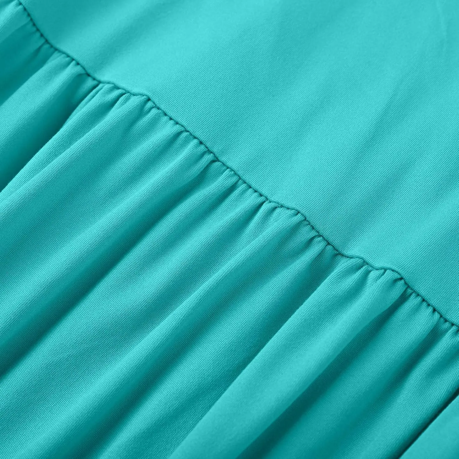 Women Plus Size Ruched High Waist Midi Dress, Summer Sleeveless Strappy Beach Sundress Solid Ruffle Hem Casual Dresses
