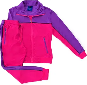Women's 2-Piece Fashionary Tracksuit Full Track Jacket & Jogger Track pants Jumpsuit