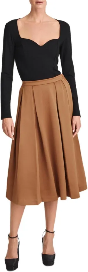 Women's A-Line Pleated High Waist Maxi Skirt Flowy Swing Elegant Dressy Casual Work Long Skirts