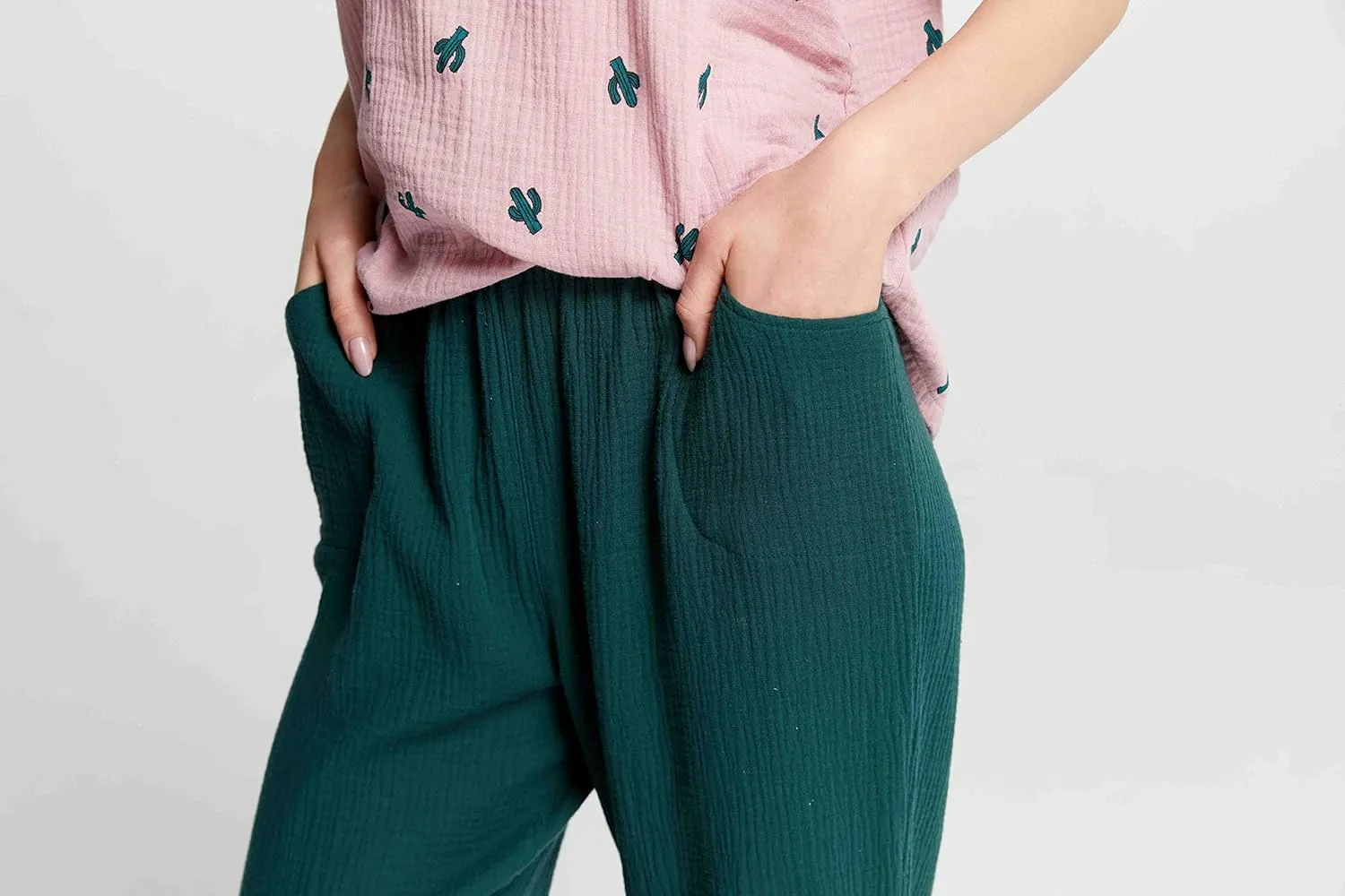 Womens Soft Cotton Pajama Set