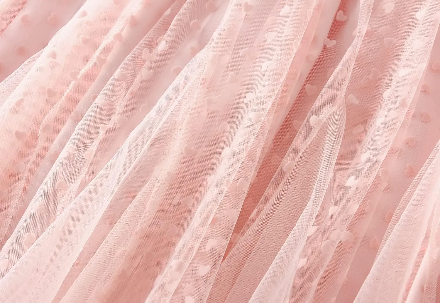 Women's Tulle Long Skirt High Waist Pleated Layered Elastic Waist Midi Skirt Mesh Ballet Wedding Prom Party A-Line Tutu Skirt