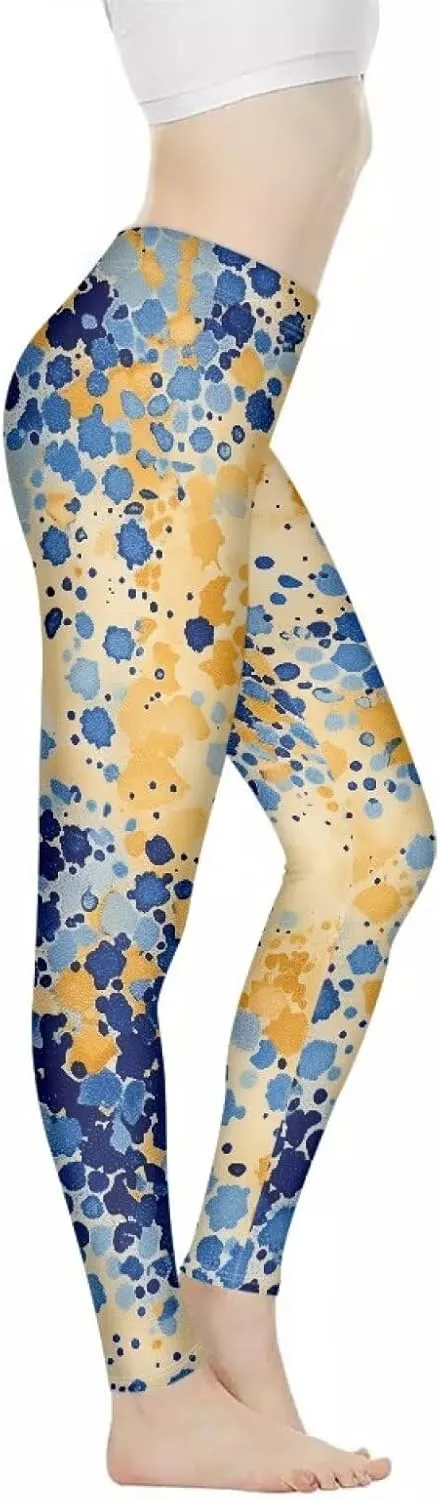 Womens Yoga Pants Full Length High Waist Sports Tights Trousers Stretch Workout Leggings