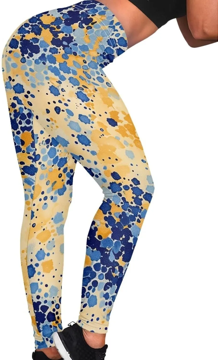 Womens Yoga Pants Full Length High Waist Sports Tights Trousers Stretch Workout Leggings